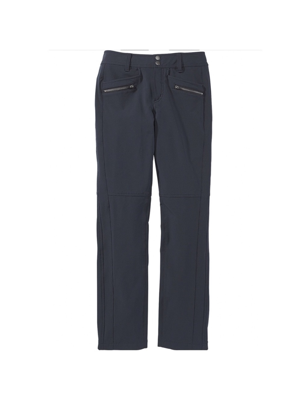 Title Nine Genie Brushed Outdoor Women's Straight Leg Pants in Black Size 6 - Picture 3 of 10
